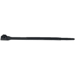 Fascetta stringicavo PA 6,6 180x9 mm nera resistente agenti chimici per installazioni interne ed esterne confezione 100 pezzi