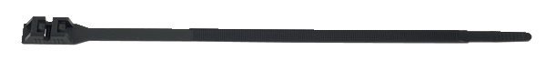 Fascetta stringicavo PA 6,6 doppia testina 260x9 mm nera resistente agenti chimici uso interno esterno confezione 100 pezzi