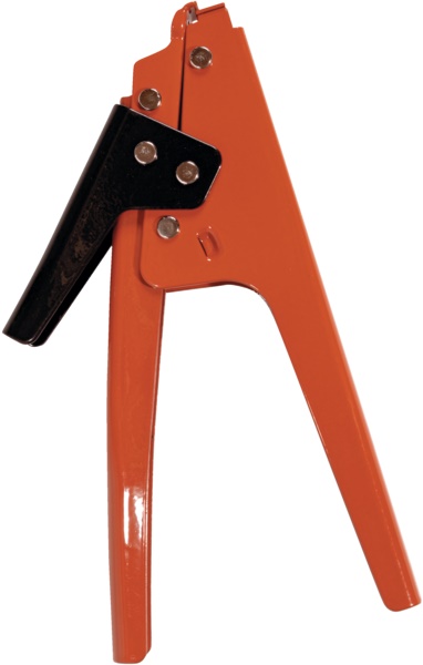 Pinza fascette cablaggio 3,6-9,5 mm struttura acciaio carbonio durata 60.000 cicli uso installazioni impianti