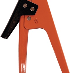 Pinza fascette cablaggio 3,6-9,5 mm struttura acciaio carbonio durata 60.000 cicli uso installazioni impianti