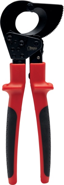Tagliacavi a cremagliera BLBIZ700011 per cavi rame e alluminio fino a 32 mm, meccanismo lubrificabile per tagli precisi e riduzione sforzo, ideale per elettricisti professionisti