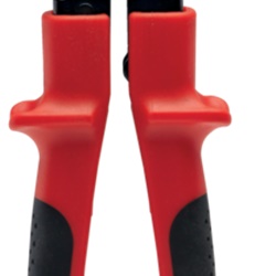 Tagliacavi a cremagliera BLBIZ700011 per cavi rame e alluminio fino a 32 mm, meccanismo lubrificabile per tagli precisi e riduzione sforzo, ideale per elettricisti professionisti