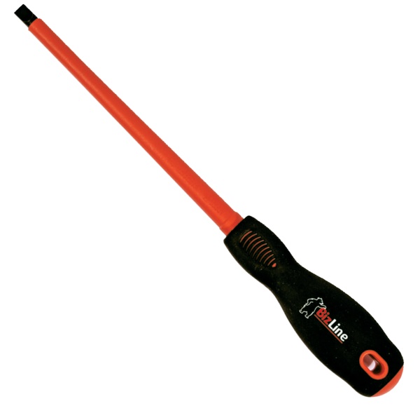 Cacciavite isolato 1000V testa piatta 3x100 mm ergonomico sicurezza elettrica