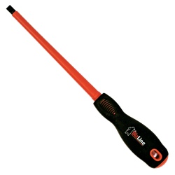 Cacciavite isolato 1000V testa piatta 3x100 mm ergonomico sicurezza elettrica