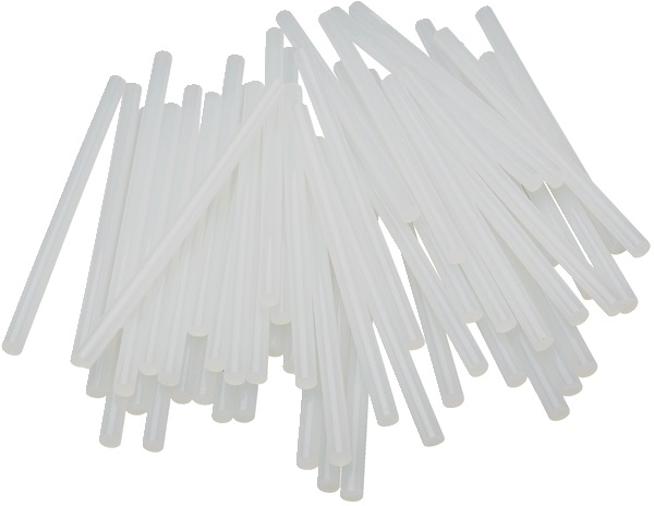 Stick colla Ø11x200mm per pistola colla BIZ700034, confezione 50 pezzi, fissaggi duraturi per installazione elettrica professionale