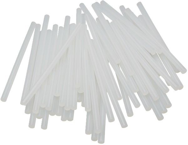 Stick colla Ø11x200mm per pistola colla BIZ700034, confezione 50 pezzi, fissaggi duraturi per installazione elettrica professionale