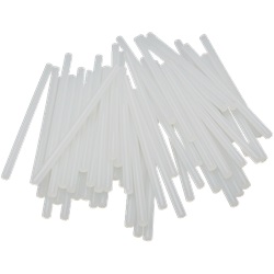 Stick colla Ø11x200mm per pistola colla BIZ700034, confezione 50 pezzi, fissaggi duraturi per installazione elettrica professionale