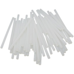Stick colla Ø11x200mm per pistola colla BIZ700034, confezione 50 pezzi, fissaggi duraturi per installazione elettrica professionale
