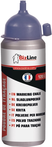 Polvere per cordicella blu ad alta adesività per marcature nitide in interno ed esterno, 120 g