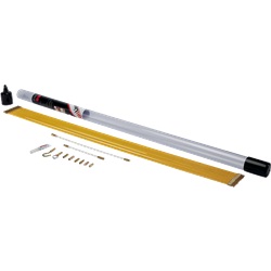 Kit 10 aste tiracavo 1m Ø4mm gialle per passaggio cavi in spazi ristretti controsoffitti pareti vuote