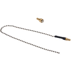 Kit catenella acciaio 30 cm con magnete potente per collegare aste in spazi ristretti