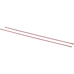 Kit aste tiracavo rosse 1m Ø5mm connettori rotanti assorbimovimento per installazioni spazi ristretti