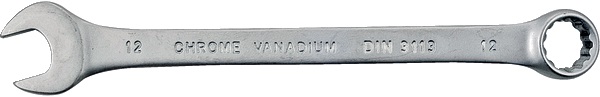 Chiave combinata cricchetto 11x12 mm acciaio cromo vanadio finitura lucida per installatori professionisti