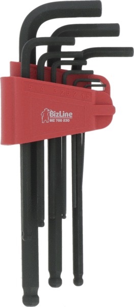 SET DI 9 CHIAVI A BRUGOLE TESTA SFE