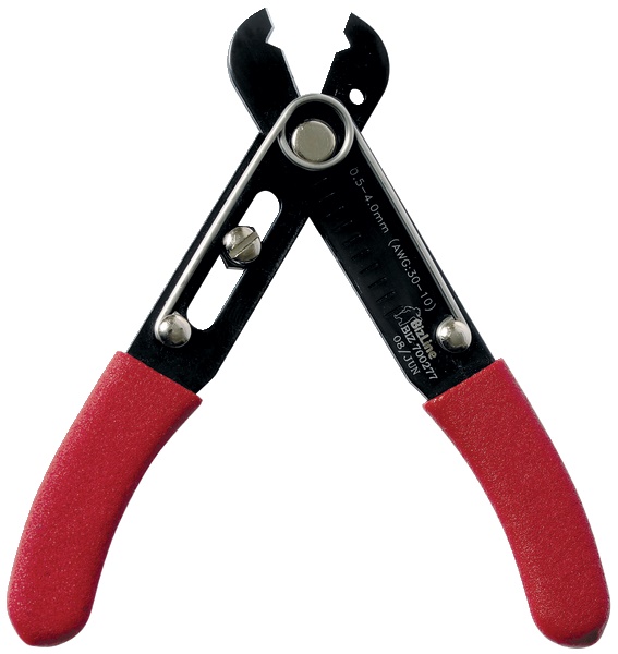 Spellacavi 0,5-4 mm² ganascia acciaio carbonio manici PVC per lavori elettrici professionali