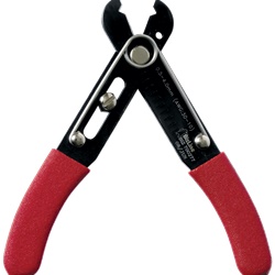 Spellacavi 0,5-4 mm² ganascia acciaio carbonio manici PVC per lavori elettrici professionali