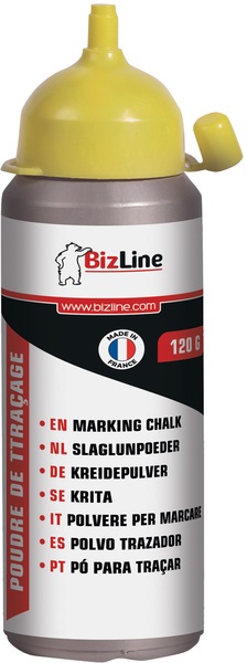 Polvere da cantiere alta densità gialla 120g per marcature precise su cartongesso interno