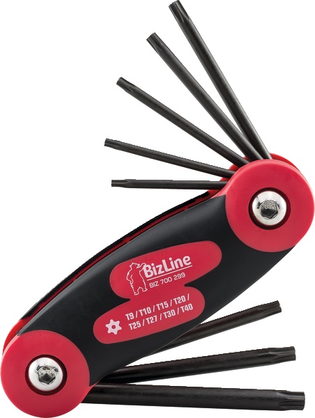 Set 8 chiavi Torx maschio RESISTorx supporto bimateriale comfort elettricista manutenzione