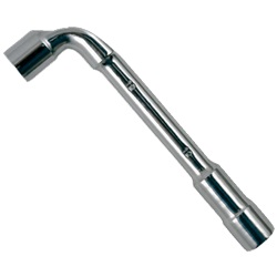 Chiave a tubo a pipa doppia 23 mm acciaio cromo vanadio per installazioni elettriche precise