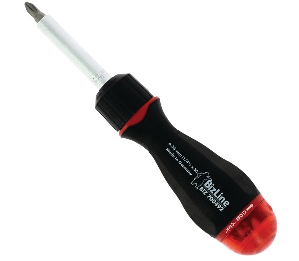 Cacciavite a cricchetto 8 inserti intercambiabili taglio e Phillips per elettricisti