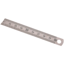 Righello inox flessibile 30 cm resistente per misurazioni precise installazioni elettriche