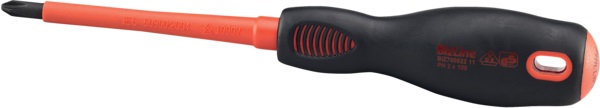 Cacciavite isolato 1000V testa piatta PH3 8x150 mm ergonomico per elettricisti