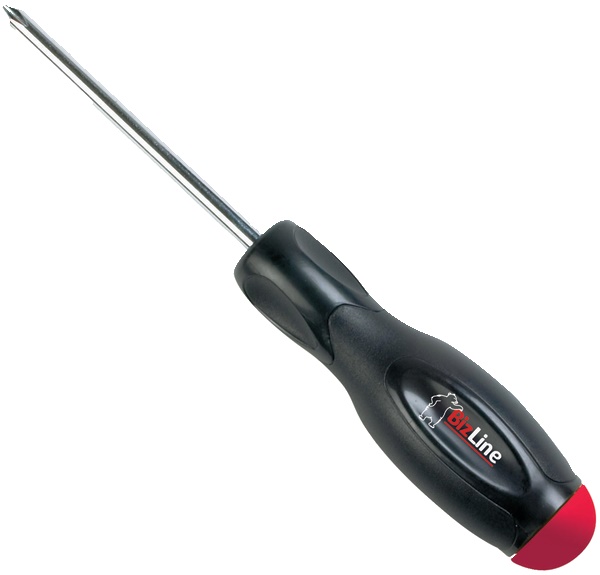 Cacciavite piatto 2,5x75 mm lama acciaio cromato per lavori precisione elettrici