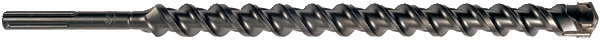 Punta martello SDS-MAX 14x540 mm 4 taglienti carburo foratura materiali duri
