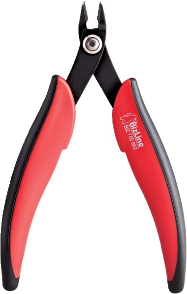 Pinza tagliente precisione 140 mm manico bimateriale taglio inclinato 21° per elettronica