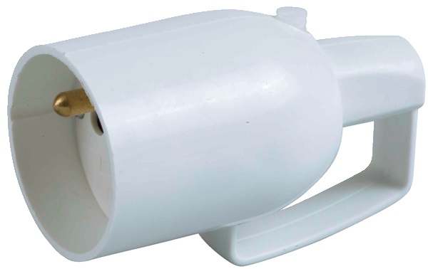 Prolunga elettrica 16A 2P+T con anello montaggio cavo Ø11mm per dispositivi classe I