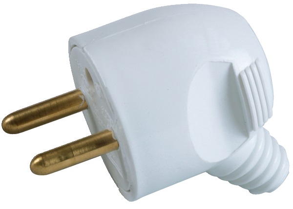 Spina elettrica 16A 2P+T uscita laterale compatta per installazioni elettriche professionali e domestiche