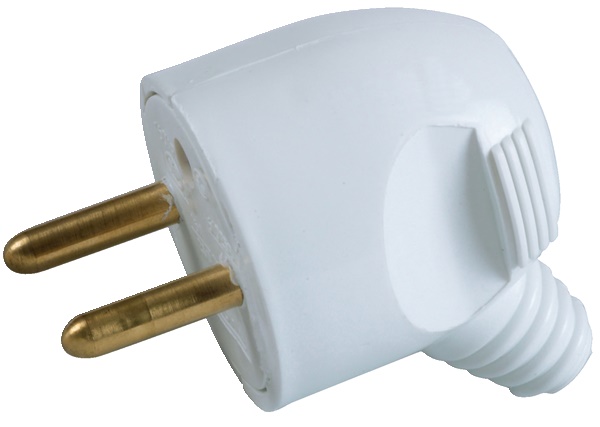 Spina elettrica 16A 2P+T uscita laterale compatta per installazioni elettriche professionali e domestiche