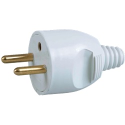 Spina 16A 2P+T uscita destra compatta montaggio rapido cavi fino 11mm dispositivi classe I