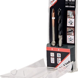 Set punte cemento 6 mm per grès ceramica e cemento cofanetto pronto uso fissaggi duraturi