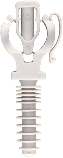 Fascetta a tassello CLIPÉO Ø16 mm PA 6 grigia per fissaggio tubi rigidi e guaine multistrato su cemento e mattone confezione 100 pezzi
