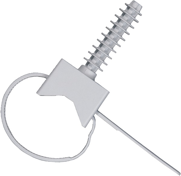 Kit 100 fascette multidiametro fissatubi 16-32 mm con tasselli PA 6,6 per tubi rigidi interni