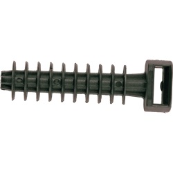 Supporto tassello standard Ø 8 mm confezione 100 pezzi per fissaggio cavi tubi guaine