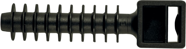 Base tassello per staffa distanziale Ø8 mm fissaggio rapido cavi tubi guaine calcestruzzo cemento cellulare confezione 100 pezzi