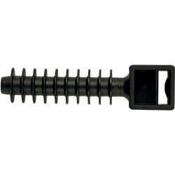 Base tassello per staffa distanziale Ø8 mm fissaggio rapido cavi tubi guaine calcestruzzo cemento cellulare confezione 100 pezzi