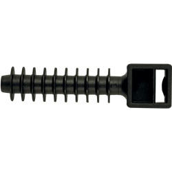 Base tassello per staffa distanziale Ø8 mm fissaggio rapido cavi tubi guaine calcestruzzo cemento cellulare confezione 100 pezzi