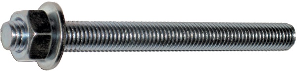 Set 10 aste filettate Ø10x110 mm con dadi e rondelle per installazioni rapide e sicure