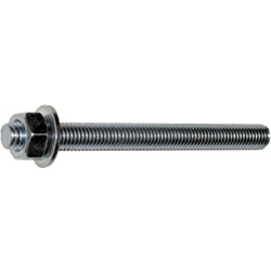 Set 10 aste filettate Ø10x110 mm con dadi e rondelle per installazioni rapide e sicure