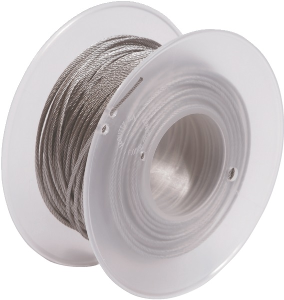 BOBINA 50M CAVO ACCIAIO  2.5MM