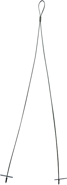 Accessorio sospensione luci fermo sicurezza Ø1,5x400mm per lampade e luminari
