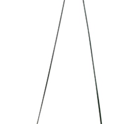 Accessorio sospensione luci fermo sicurezza Ø1,5x400mm per lampade e luminari