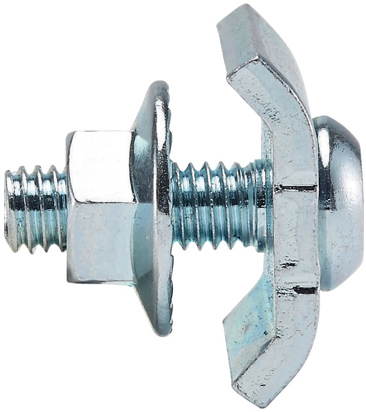 Kit rapido montaggio staffa giunzione B20 bulloni TRCC 6x20 mm per canaline portacavi