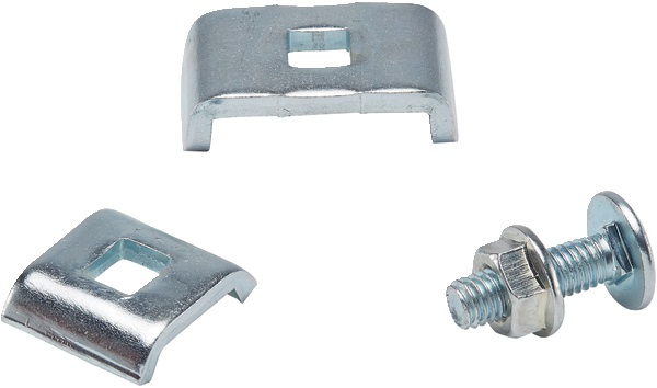 Collegamento metallico B20/B30 con bulloni TRCC 6x20 mm per canaline portacavi acciaio zincato resistente