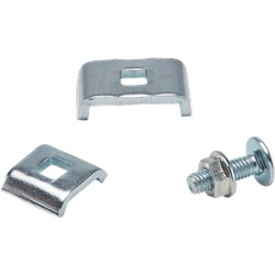 Collegamento metallico B20/B30 con bulloni TRCC 6x20 mm per canaline portacavi acciaio zincato resistente