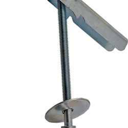 Gancio a bascula Ø6x125 mm acciaio zincato per sospensione carichi leggeri (x10)