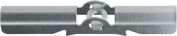 Bascula zincata Ø6 mm x 85 mm per aste filettate M6, fissaggio carichi leggeri in materiali cavi <45 mm, confezione 20 pezzi